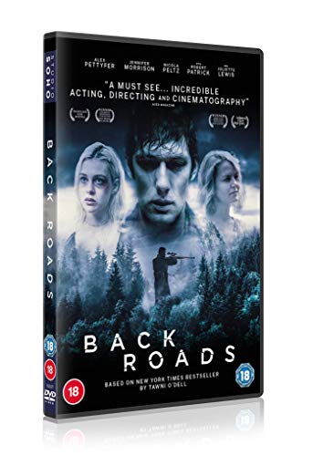 DVD case for "Back Roads" with dark forest cover and three faces.