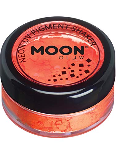 Monster Glow, Neon UV Pigment Shaker 5g - Loose pigment, Intense Orange