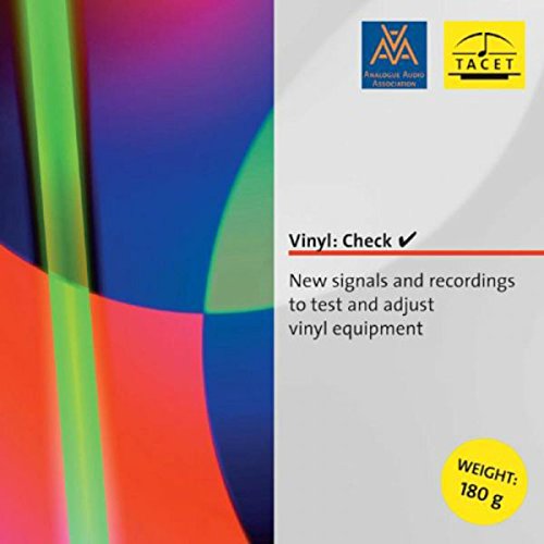 "Vinyl record cover with colorful abstract design and product information on a white background."