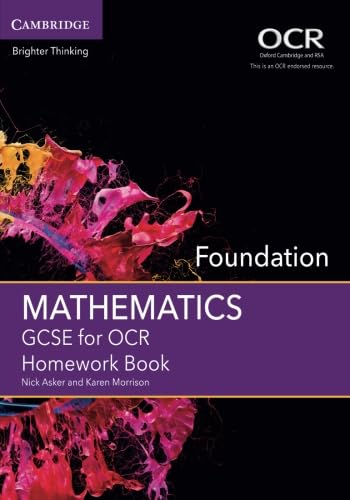 GCSE Mathematics for OCR Foundation Homework Book (GCSE Mathematics OCR)