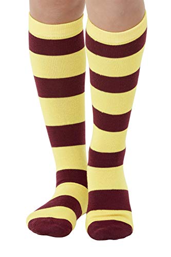 Smiffys 52514 Stripy Socks, Unisex Children, Purple, One Size
