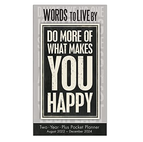 Words to Live by August 2022-December 2024 Two Year Plus Pocket Planner (CHECKBOOK2 YEAR POCKET PLANNER)