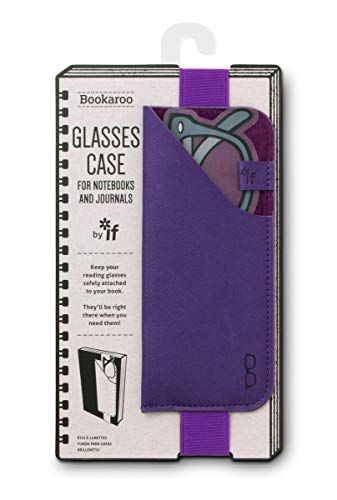 If Bookaroo Glasses Case For Notebooks/journal/elasticated Glasses Pouch 530 G