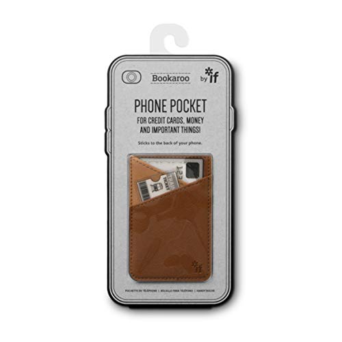If Bookaroo Pocket, Phone Accessory Credit Card Case, 10 Cm, Brown