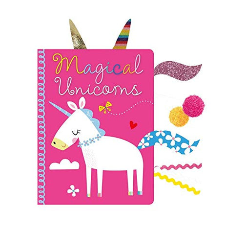 Magical Unicorns Board Book with fabric tabs