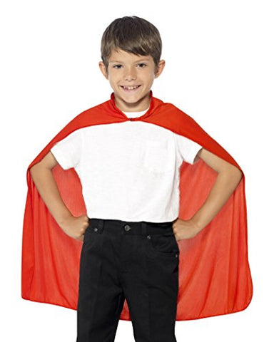 Smiffys Childrens Cape, Red, Mid Length, One Size, 44076