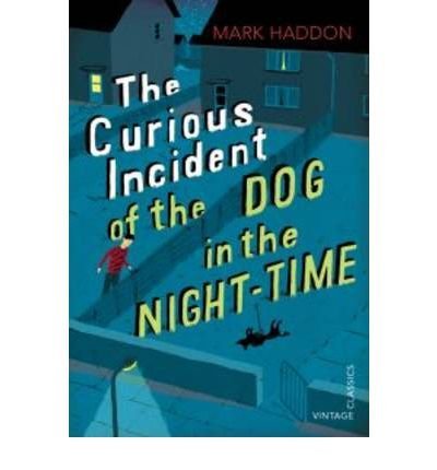 "Book cover with a boy standing over a dead dog, nighttime scene."
