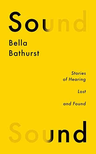 "Book cover with 'Sound' in large black text on a bright yellow background."