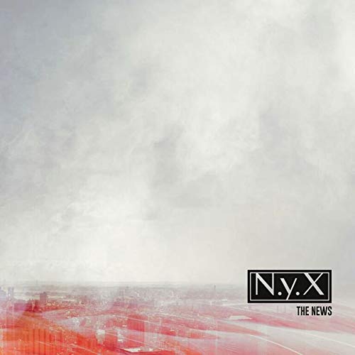 A CD cover with a cloudy background and a red cityscape at the bottom.