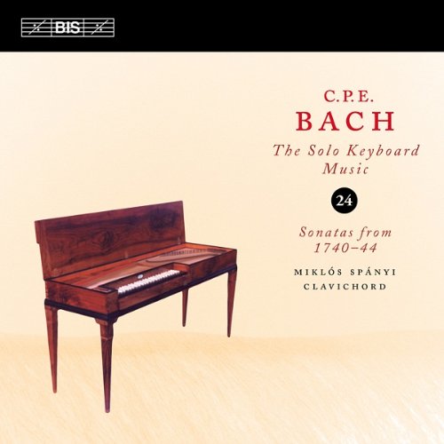 Miklos Spanyi - C.P.E Bach: Solo Keyboard Music Vol 24 (BIS: BISCD1764) [CD]