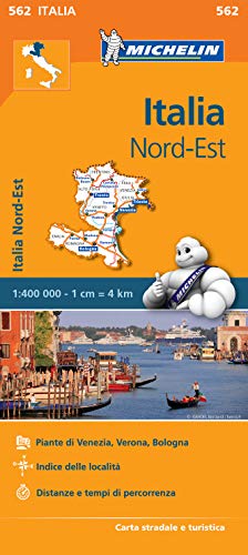 Italy Northeast - Michelin Regional Map 562: Map (Michelin Regional Maps, 562)