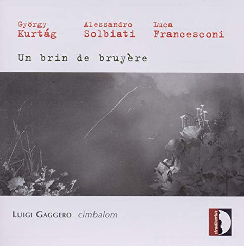 Gaggero/moretti - Kurtag: Un brin de brurère [CD]