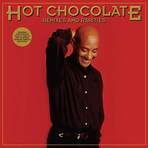 Album cover featuring a bald man in black against a red background.