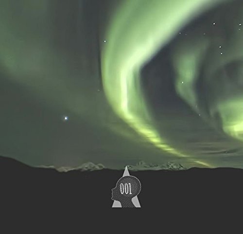 The image depicts a night sky with the aurora borealis, or northern lights, visible. For accessibility purposes, a concise alt text could be: "Green aurora borealis in a dark night sky."