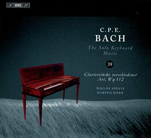 Miklos Spanyi - Carl Philipp Emanuel Bach: The Solo Keyboard Music. Vol. 39 [CD]
