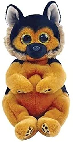 Ty Toys TY - Beanie Babies German Shepherd Ace - 15 CM, Black/Brown,2009123