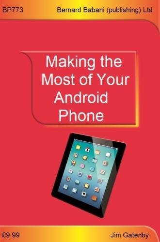 Red book cover with a tablet and white text "Making the Most of Your Android Phone".