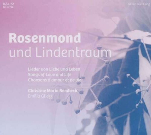 "CD cover with white text on pink and blue gradient background, featuring a flower image."