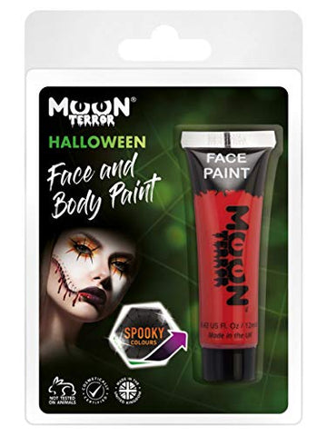 Moon Terror Halloween Face & Body Paint Red