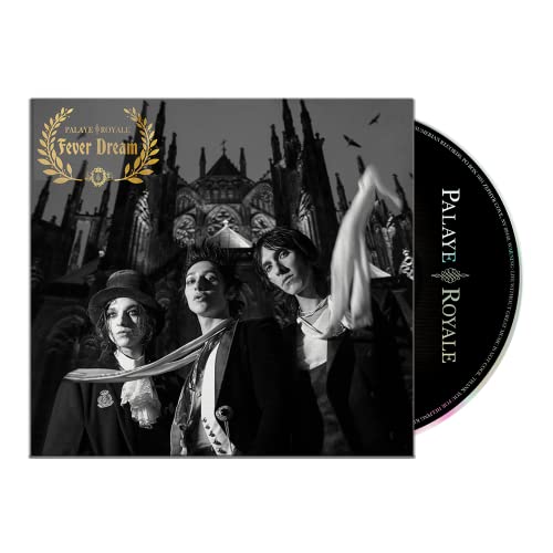 Black and white CD case for Palaye Royale’s “Fever Dream” album.