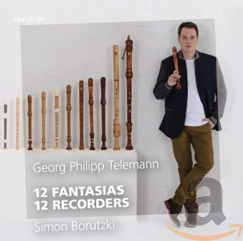 Simon Borutzki - Telemann: 12 Fantasias [CD]