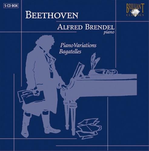 Dark blue Beethoven piano CD cover with silhouette of pianist and piano.