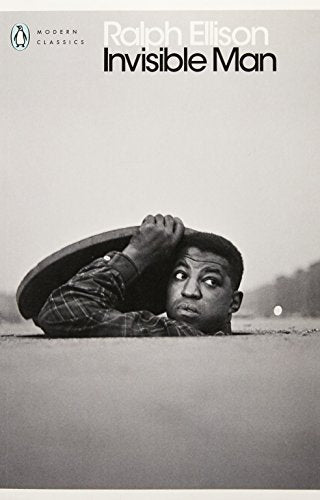 Book cover: black and white image of a man peeking from underground, holding a hat.