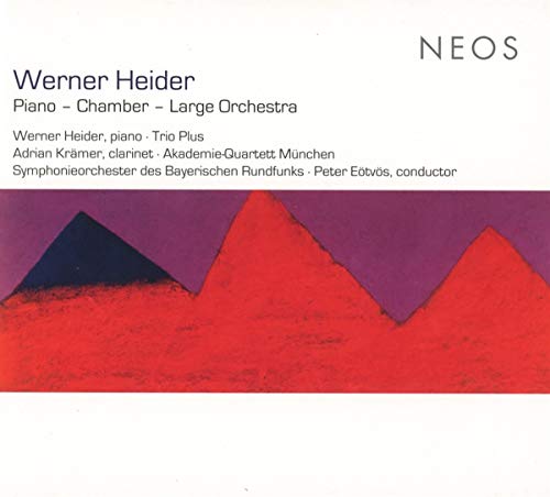 CD cover with mountains in red and purple, white background, and black text.
