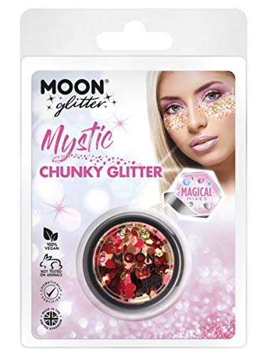 Smiffys Moon Glitter Mystic Chunky Glitter, Mixed Colours