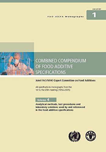 Compendium of food additive specifications: Joint Fao/Who Expert Committee on Food Additives, 69th Meeting 2008: 5 (FAO JECFA monographs)