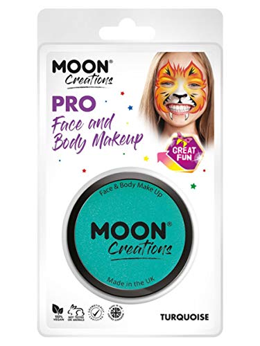 Moon Creations Pro Face Paint Cake Pot Turquoise