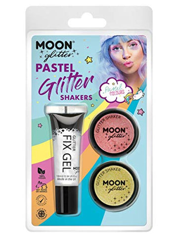 Moon Glitter Pastel Glitter Shakers