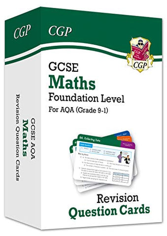 Grade 9-1 GCSE Maths AQA Revision Question Cards - Foundation: ideal for catch-up and the 2022 and 2023 exams (CGP GCSE Maths 9-1 Revision)