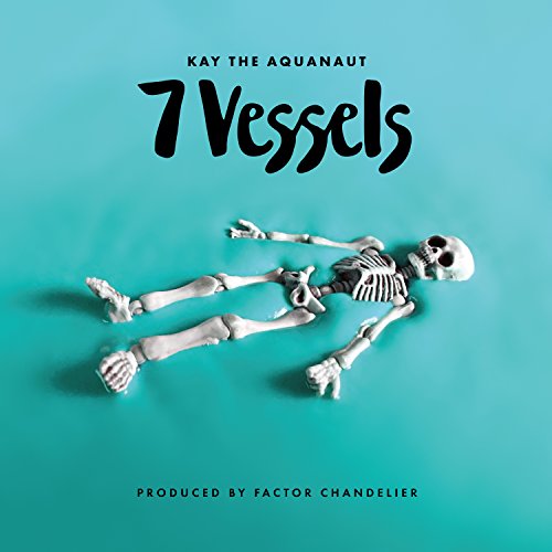 Skeleton on a turquoise background with "7 Vessels" text above it.