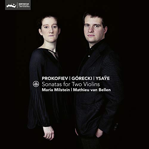 CD cover featuring a man and woman in black against a black background.