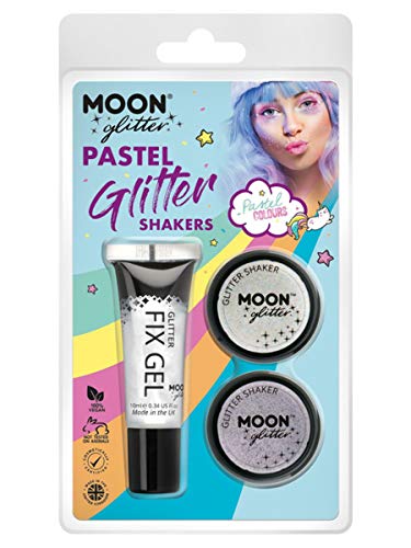 Moon Glitter Pastel Glitter Shakers