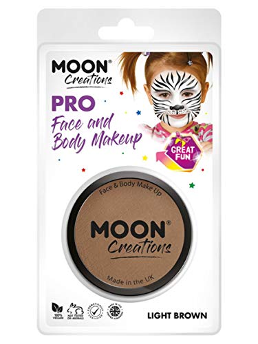 Moon Creations Pro Face Paint Cake Pot Light Brow