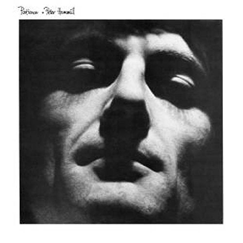 Black and white album cover featuring a close-up of a man's face with shadow.