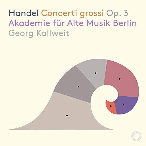 A CD cover with a stylized, multi-coloured spiral design on a beige background.