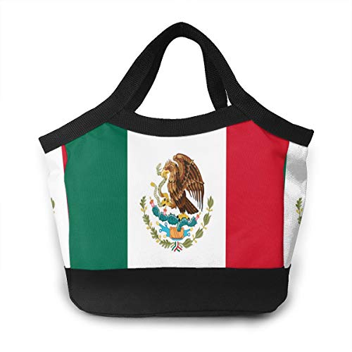 Taxi Kebab - Flag Of Mexico Lunch Tote Bag Thermal Or Refrigerated Lunch Tote Bag Suitable For Office,Travel, Picnic [VINYL]