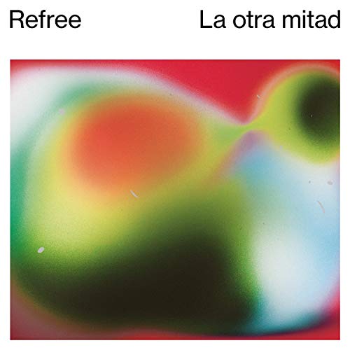 The image depicts a CD cover with a multicolored, abstract design and white border.