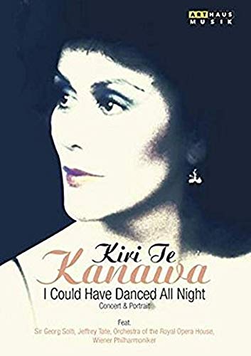 DVD cover featuring a close-up of Kiri Te Kanawa's face in blue-toned profile.
