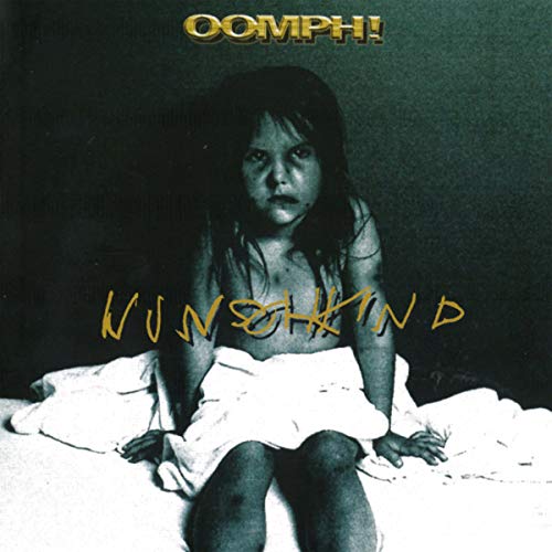 "Oomph!'s vinyl album cover featuring a young girl sitting on a bed."