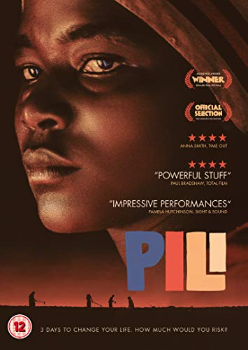 "Pili" DVD cover featuring a close-up of a woman's face with silhouetted figures below.