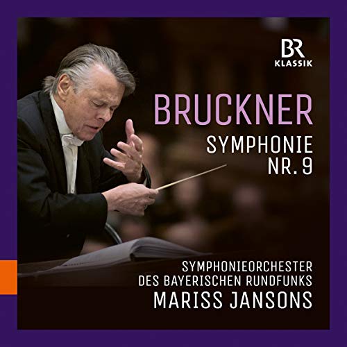 CD cover featuring a conductor leading an orchestra with purple border.