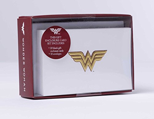DC Comics: Wonder Woman Embossed Foil Gift Cards (Set Of 10) (Dc Comics Gift Cards): 10 Blank Cards and 10 Envelopes