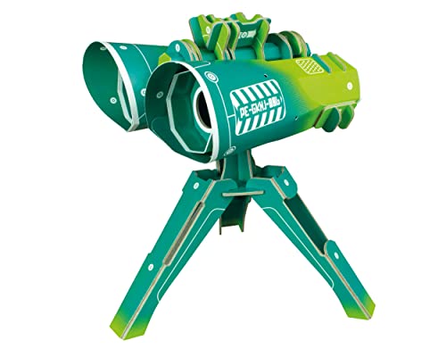 Build Your Own Working Binoculars - Create a Set of Fully Functioning Cardboard Binoculars - For Kids Ages 8+ 16x Magnification - Sustainable Slot Together Kit