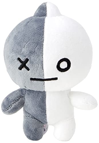 AURORA, 61463, BT21 Official Merchandise, VAN Soft Toy, Small, Grey & White, Grey and White