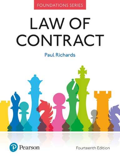 Law of Contract (Foundation Studies in Law Series)