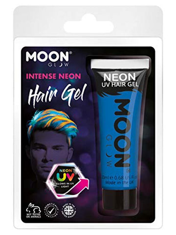 Moon Glow Intense Neon UV Hair Gel Blue
